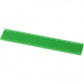 Renzo 15 cm plastic ruler, Green